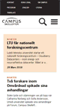 Mobile Screenshot of campus.skelleftea.se